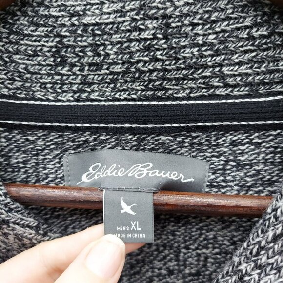 Eddie Bauer Mens XL Wool Blend Sweater - Picture 2 of 5